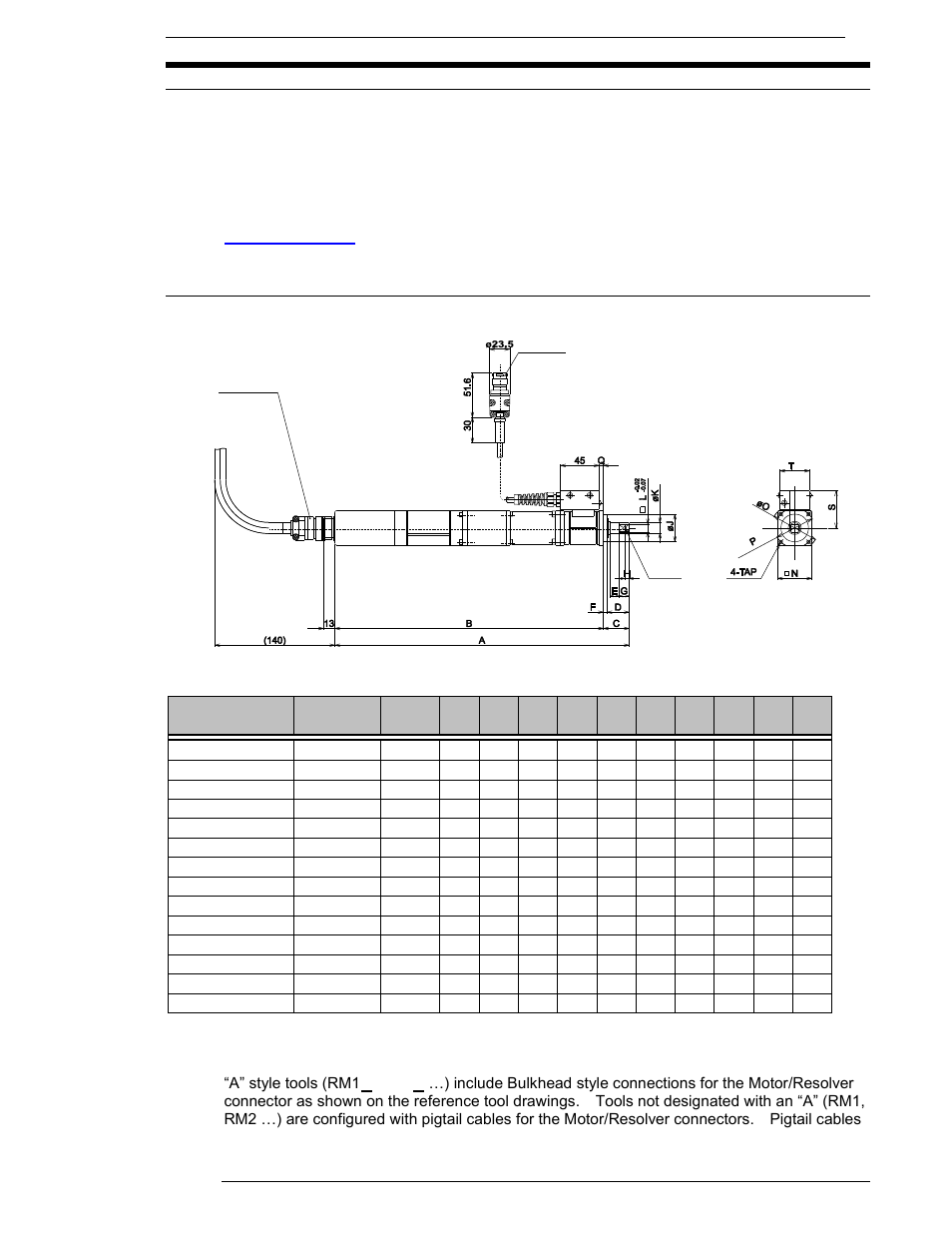 4 nutrunner (standard tool) dimensions, 1 straight tools | FEC AFC1500 User Manual | Page 49 / 198