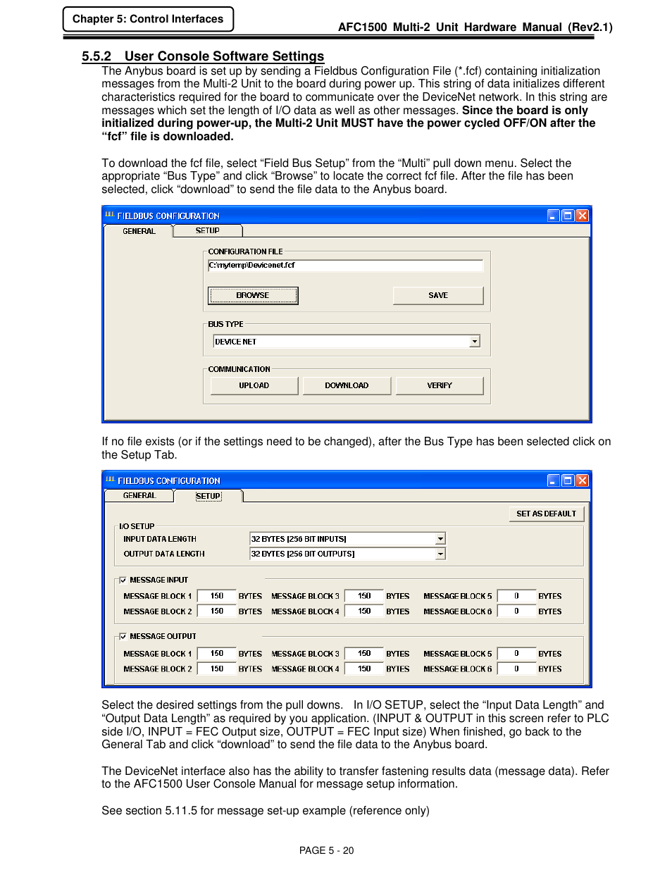 FEC AFC1500 User Manual | Page 64 / 129