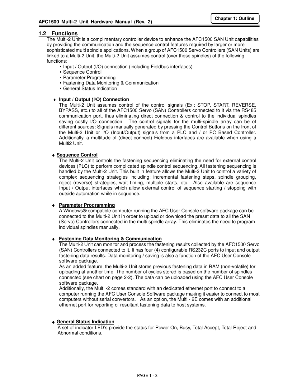 FEC AFC1500 User Manual | Page 3 / 4