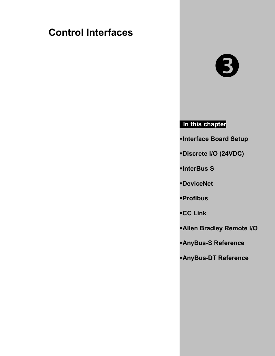 Control interfaces | FEC AFC1500 User Manual | Page 25 / 63