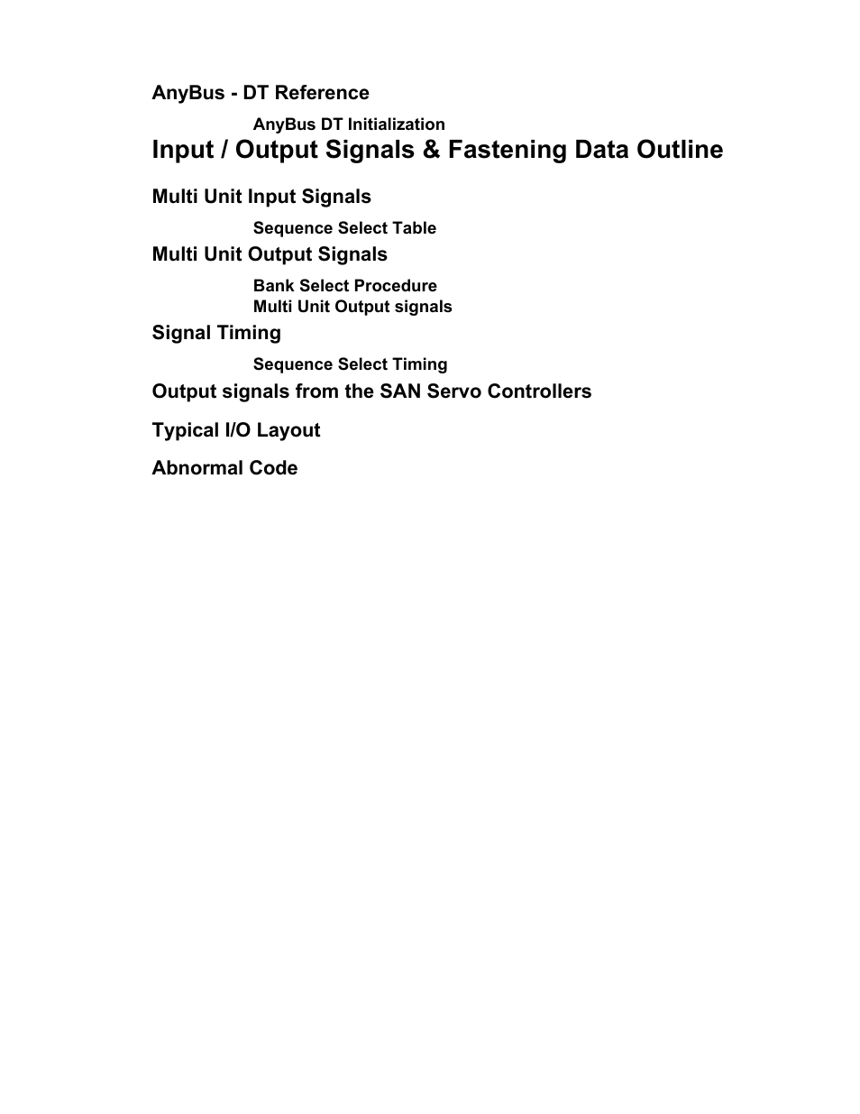 Input / output signals & fastening data outline | FEC AFC1500 User Manual | Page 5 / 63