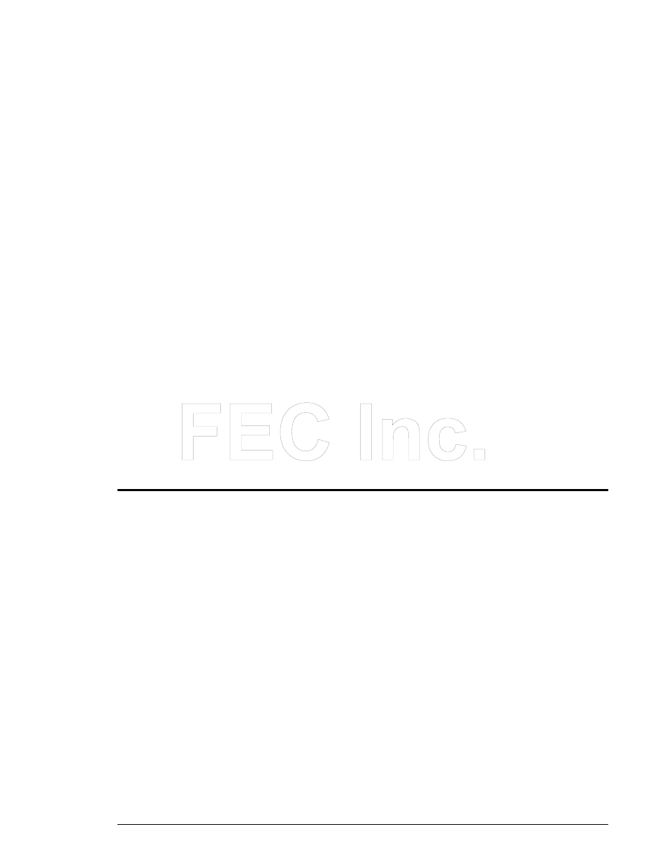 FEC AFC1200 User Manual | 8 pages