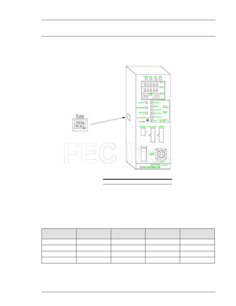 FEC AFC1200 User Manual | Page 31 / 34