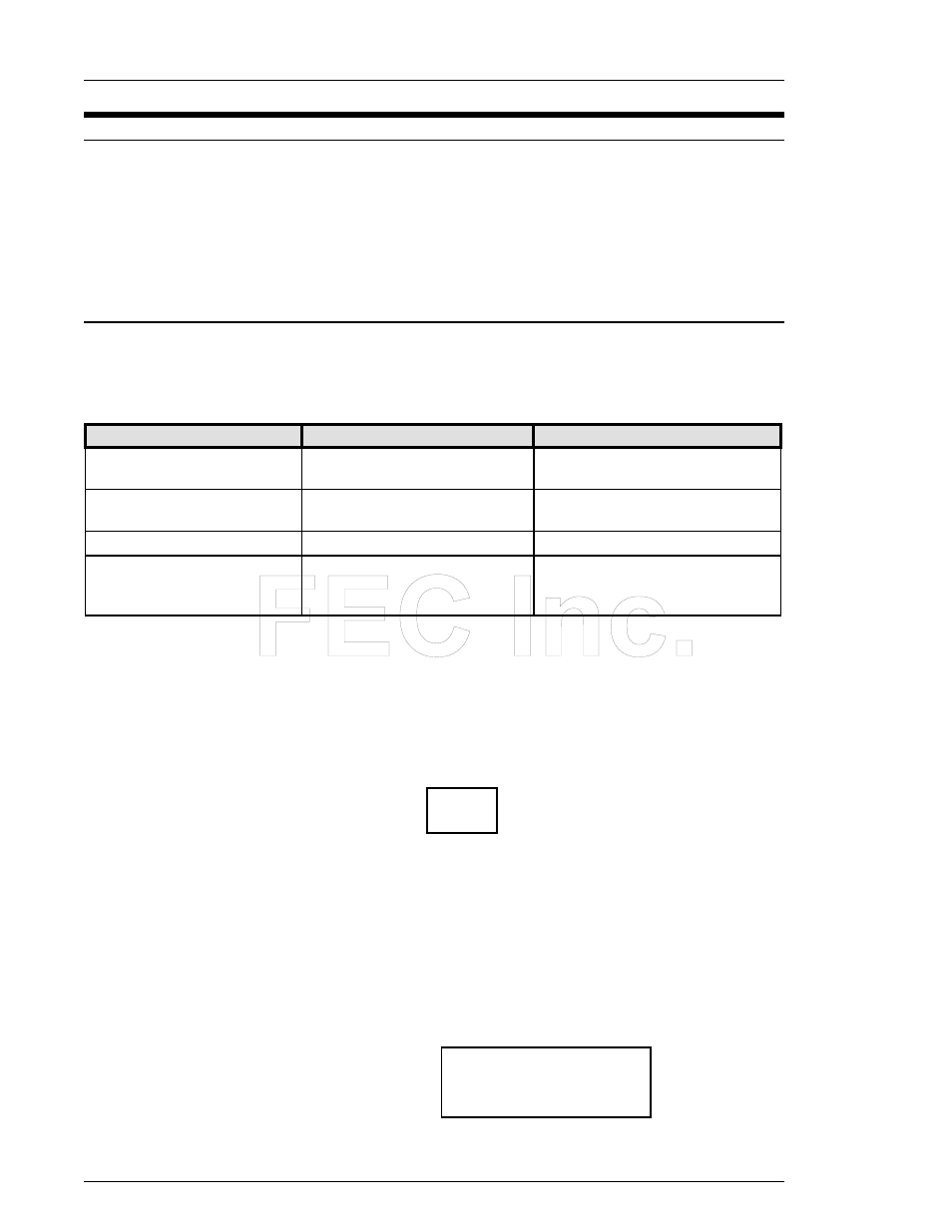 Warning | FEC AFC1200 User Manual | Page 8 / 16