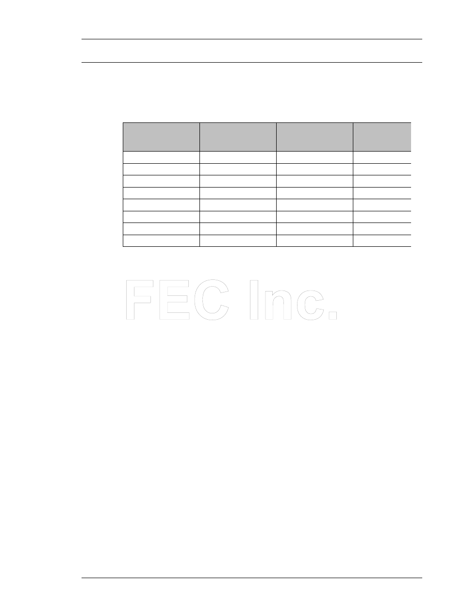 Warning | FEC AFC1200 User Manual | Page 19 / 42