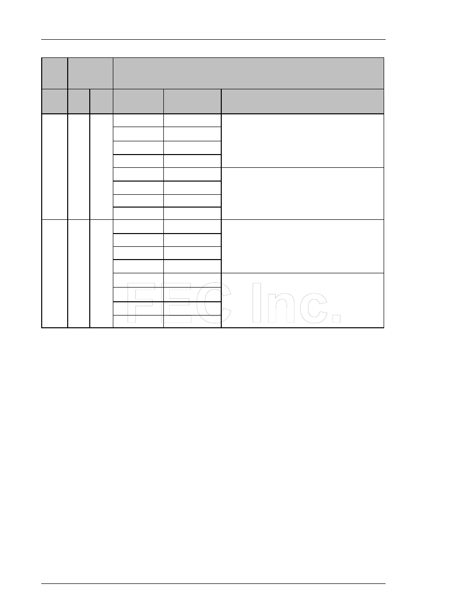 Plc1 bank data | FEC AFC1200 User Manual | Page 22 / 42