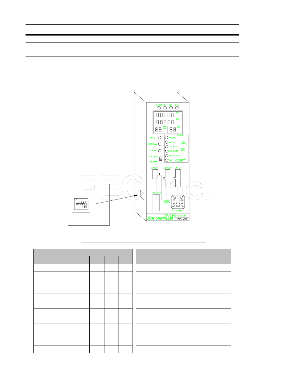 FEC AFC1200 User Manual | Page 38 / 42