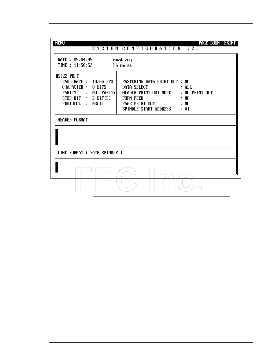 FEC AFC1200 User Manual | Page 61 / 93