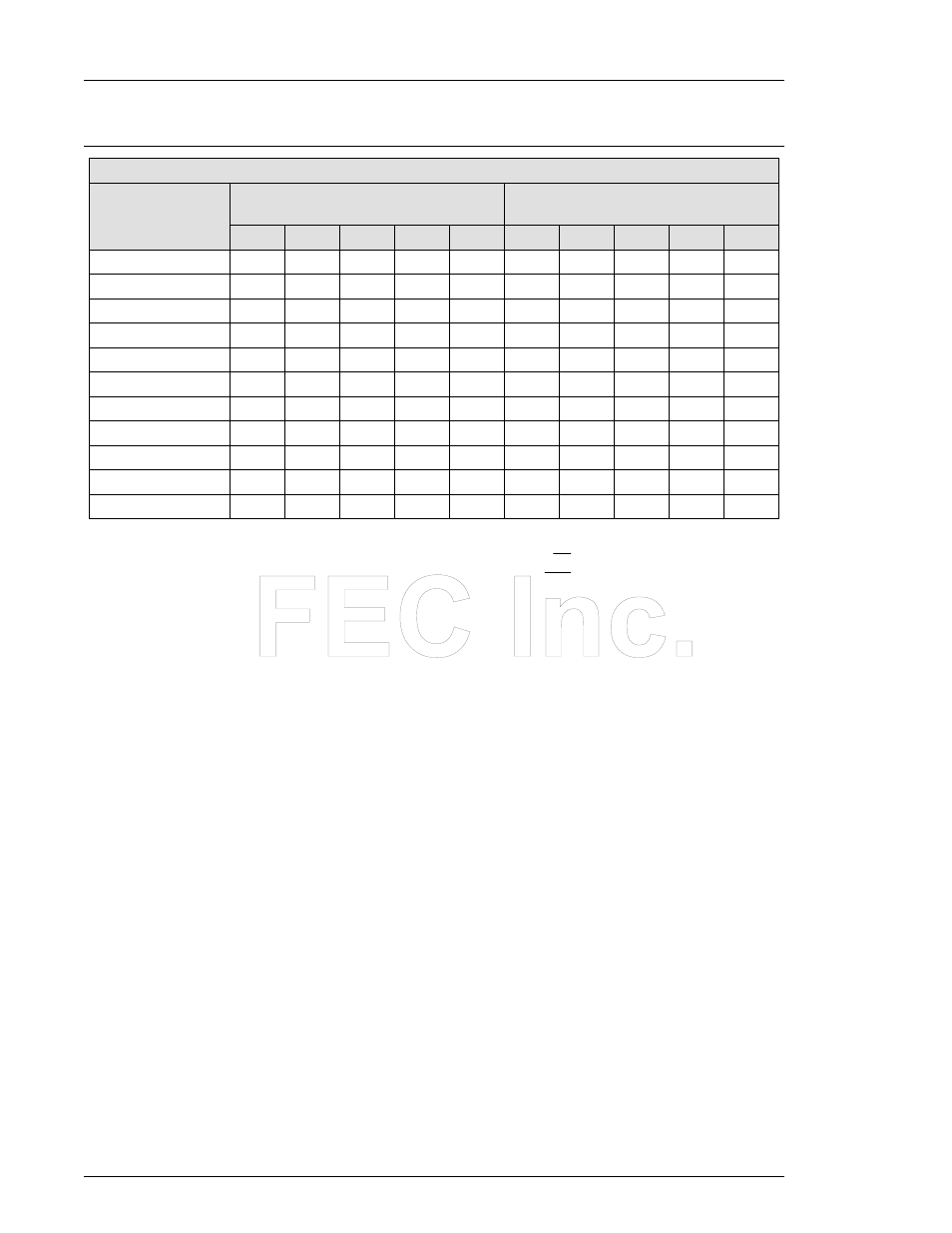 FEC AFC1100 User Manual | Page 8 / 9