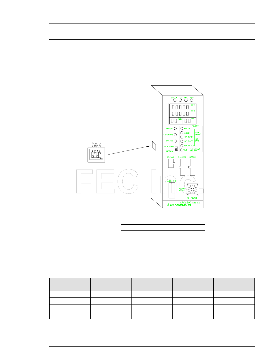 FEC AFC1100 User Manual | Page 23 / 28