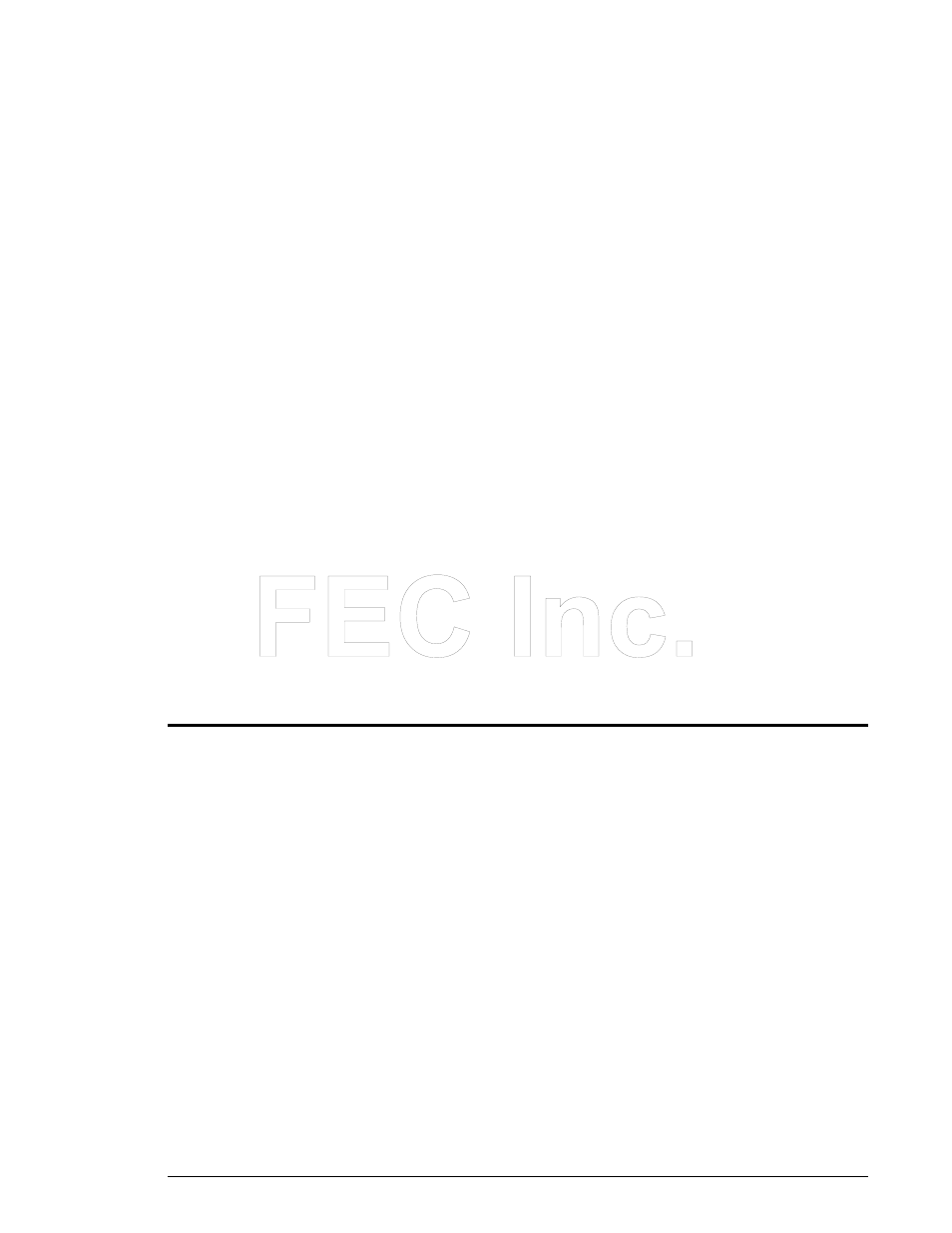 FEC AFC1100 User Manual | 13 pages