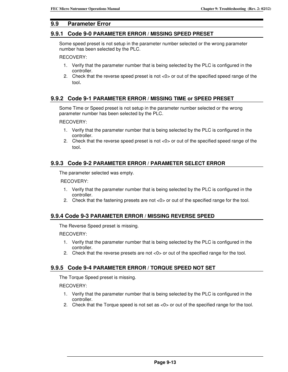 FEC MICRO NR User Manual | Page 115 / 118