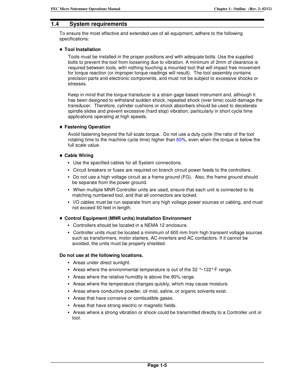 FEC MICRO NR User Manual | Page 19 / 118