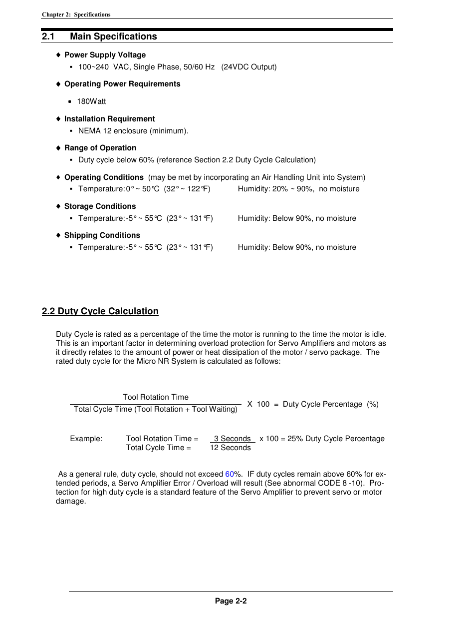 FEC MICRO NR User Manual | Page 22 / 118