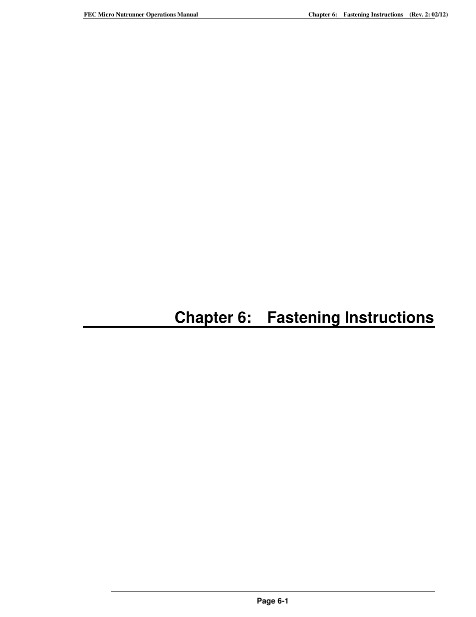 Micro_nr_e6.pdf, Chapter 6: fastening instructions | FEC MICRO NR User Manual | Page 57 / 118