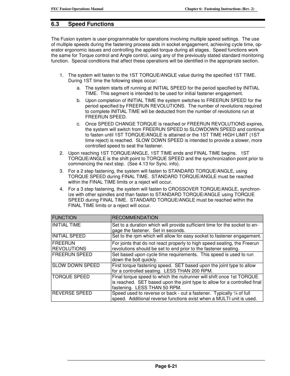 FEC FUSIONE-HS-2 User Manual | Page 117 / 183