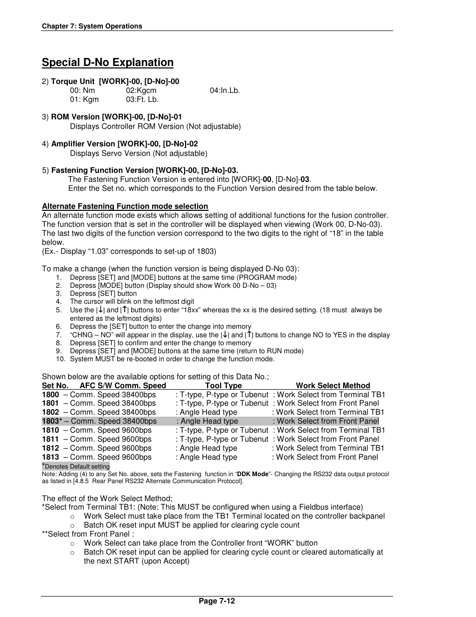 Special d-no explanation | FEC FUSIONE-HS-2 User Manual | Page 136 / 183