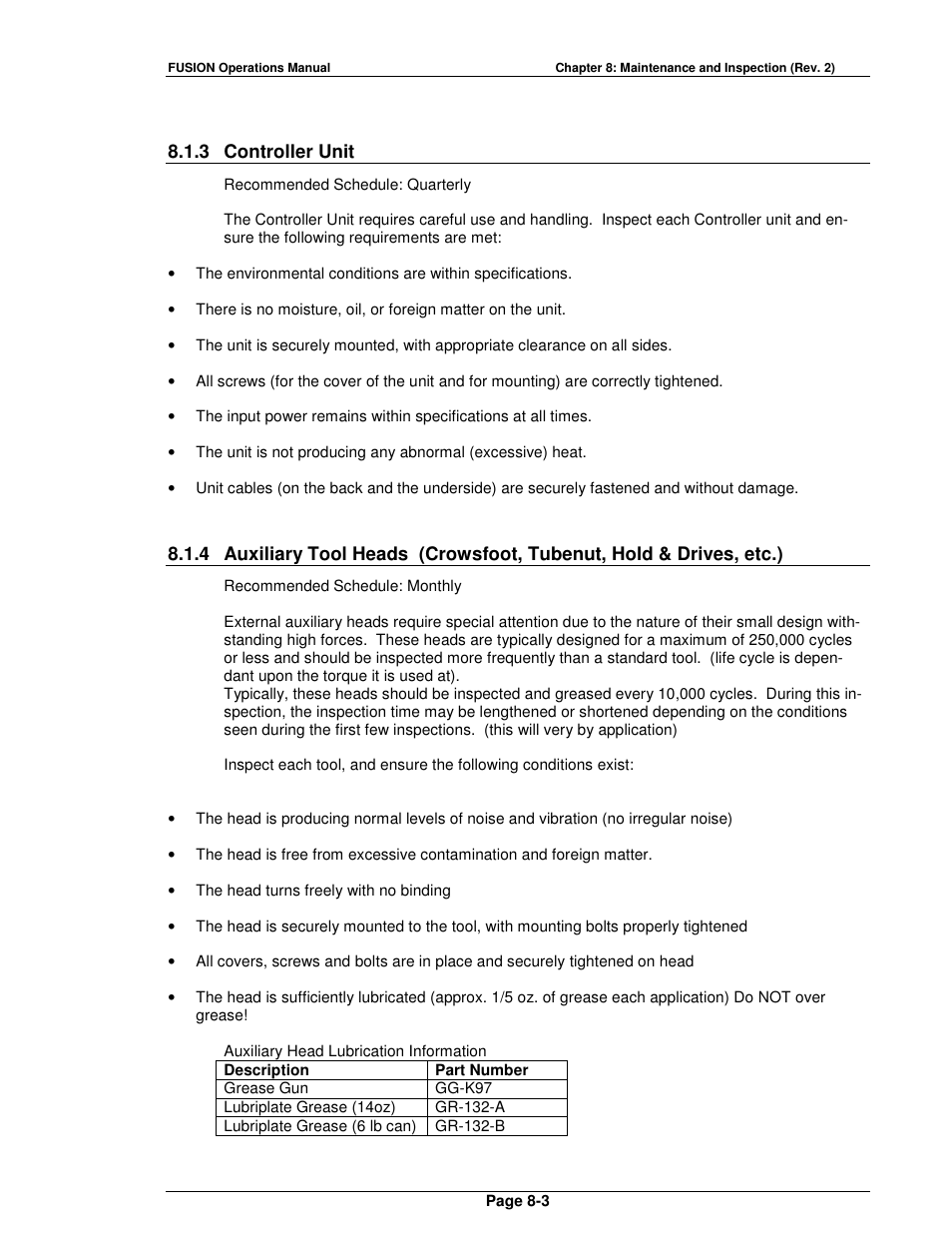 FEC FUSIONE-HS-2 User Manual | Page 163 / 183