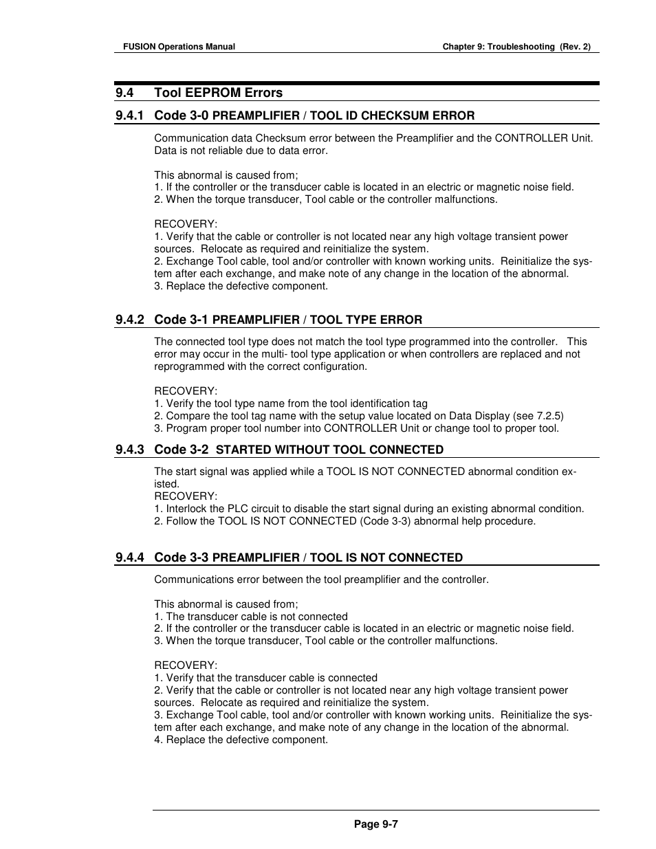 FEC FUSIONE-HS-2 User Manual | Page 175 / 183