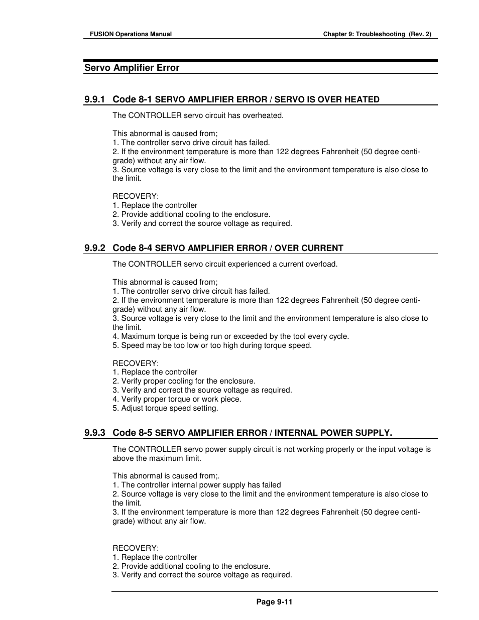 FEC FUSIONE-HS-2 User Manual | Page 179 / 183
