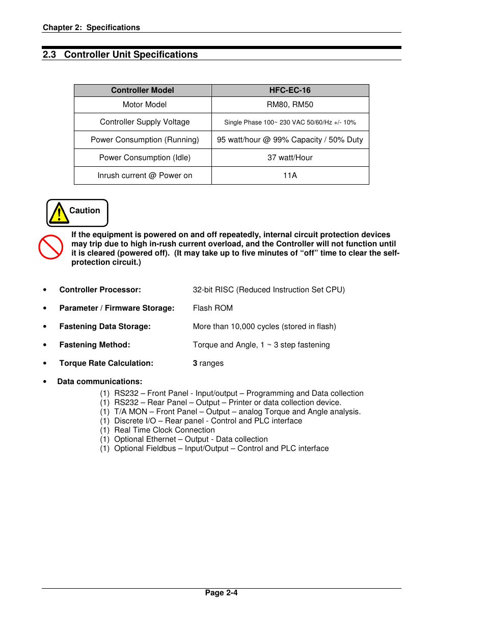 FEC FUSIONE-HS-2 User Manual | Page 26 / 183