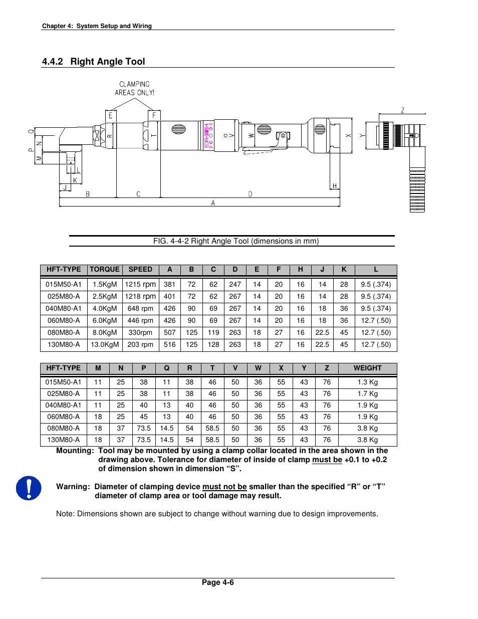 2 right angle tool | FEC FUSIONE-HS-2 User Manual | Page 44 / 183