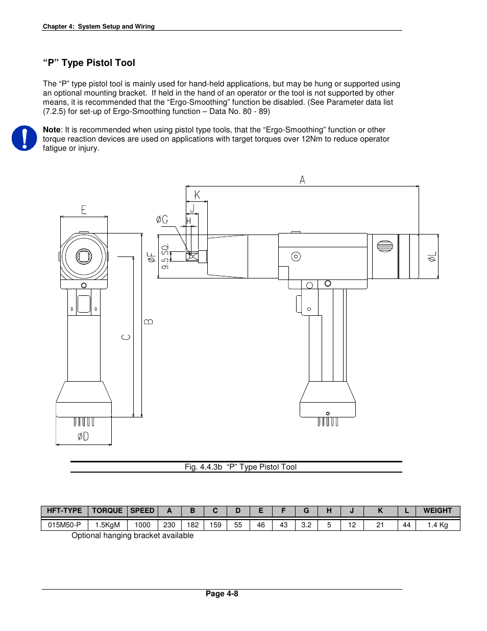 P” type pistol tool | FEC FUSIONE-HS-2 User Manual | Page 46 / 183