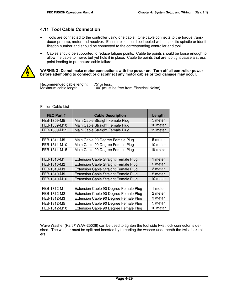 FEC FUSIONE-HS-2 User Manual | Page 67 / 183