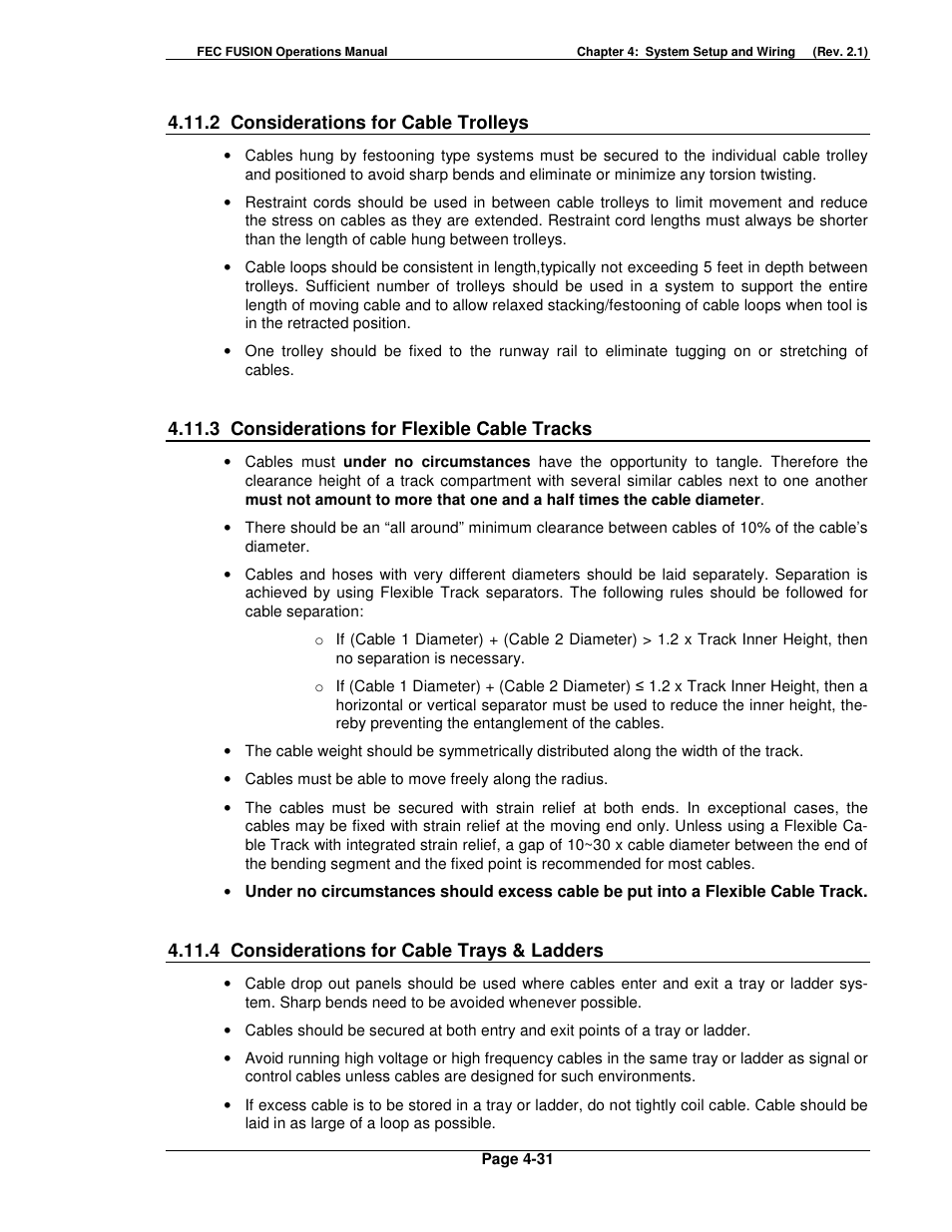 FEC FUSIONE-HS-2 User Manual | Page 69 / 183