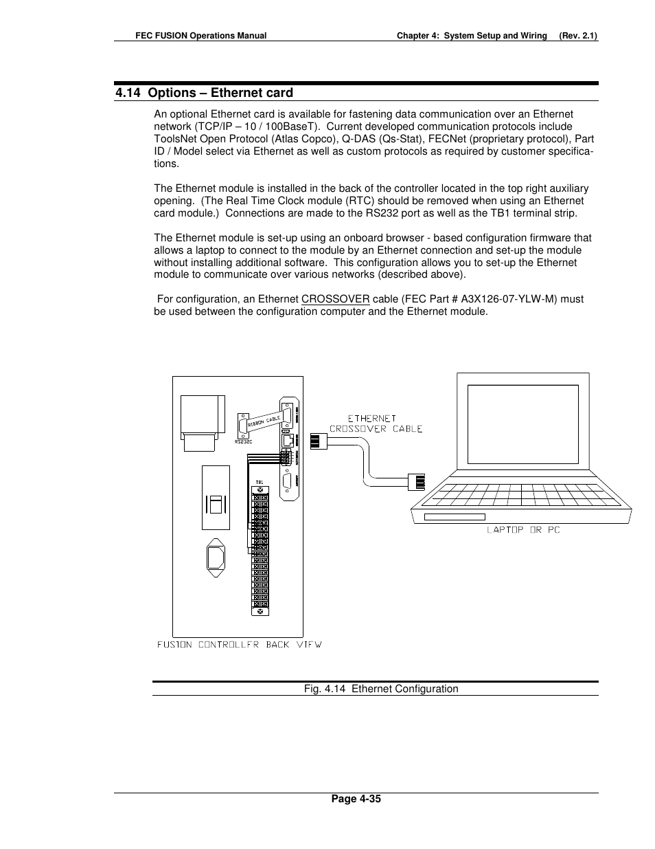 FEC FUSIONE-HS-2 User Manual | Page 73 / 183