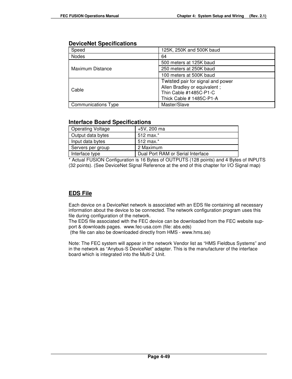 FEC FUSIONE-HS-2 User Manual | Page 87 / 183