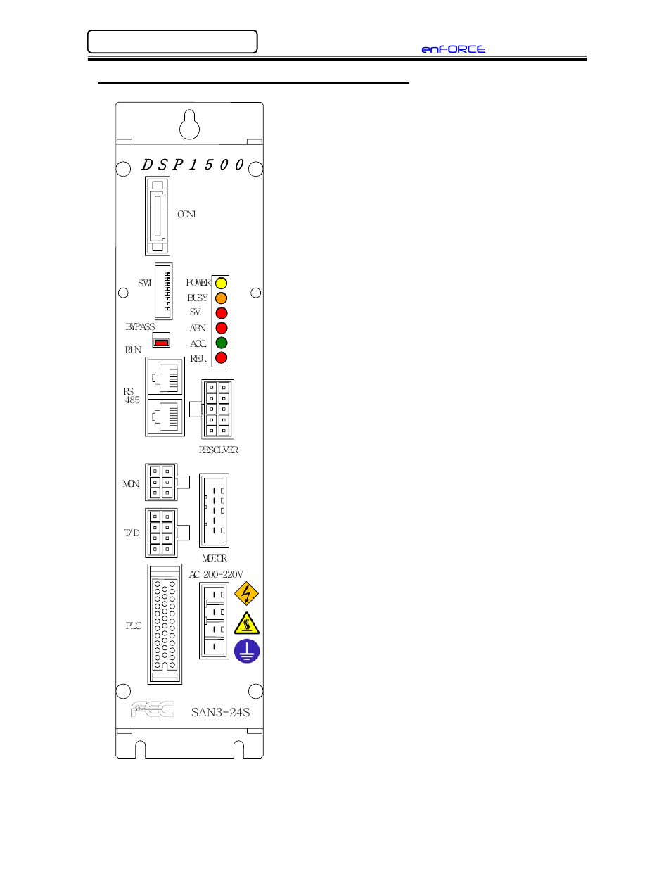 FEC DSP1500 (SAN3) User Manual | Page 4 / 8