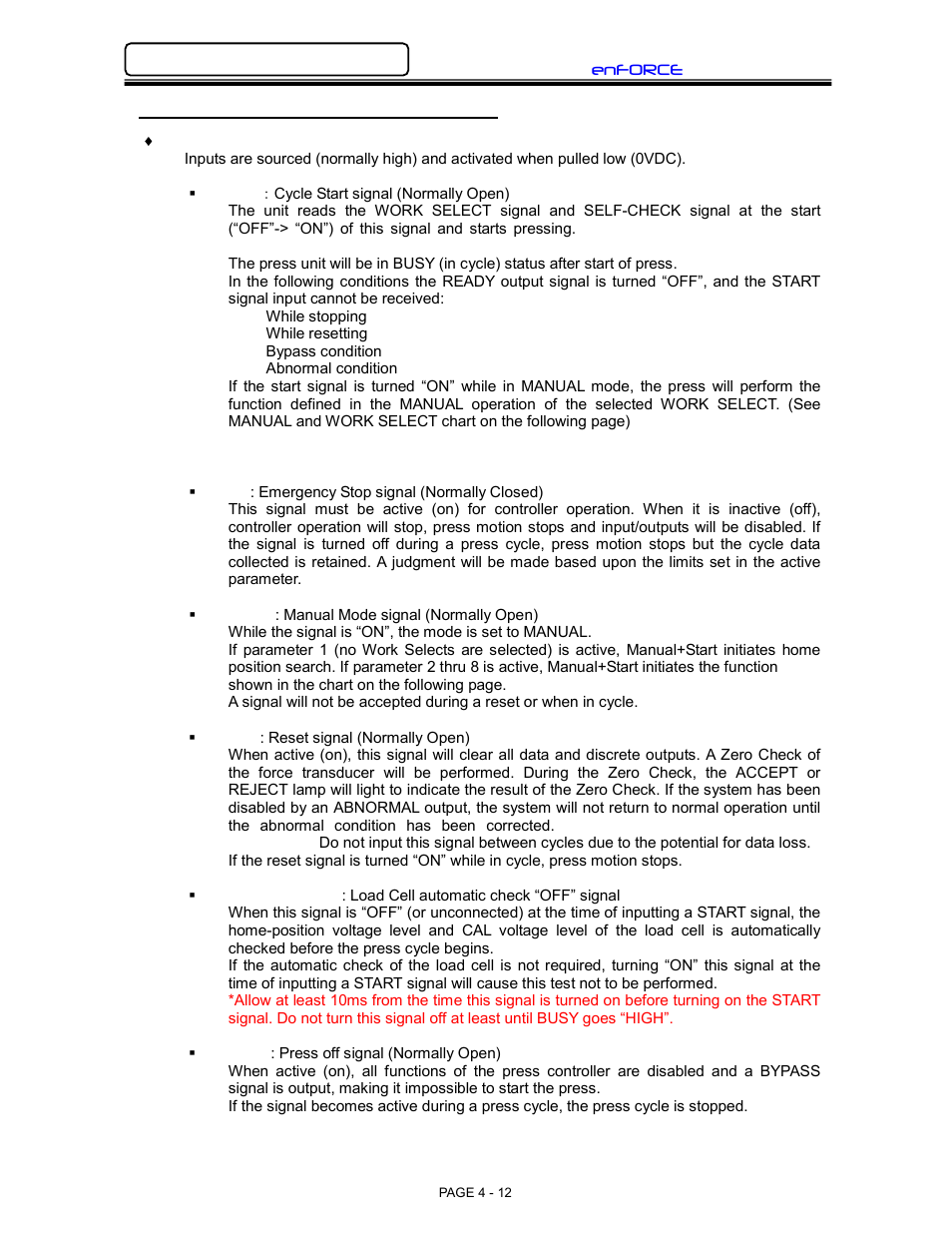 FEC DSP1500 (SAN3) User Manual | Page 12 / 26
