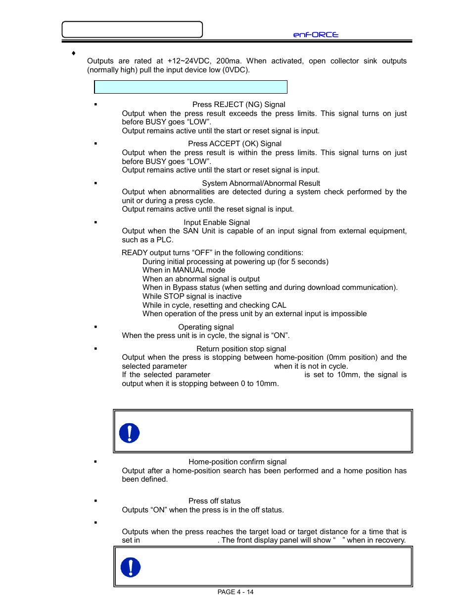 FEC DSP1500 (SAN3) User Manual | Page 14 / 26