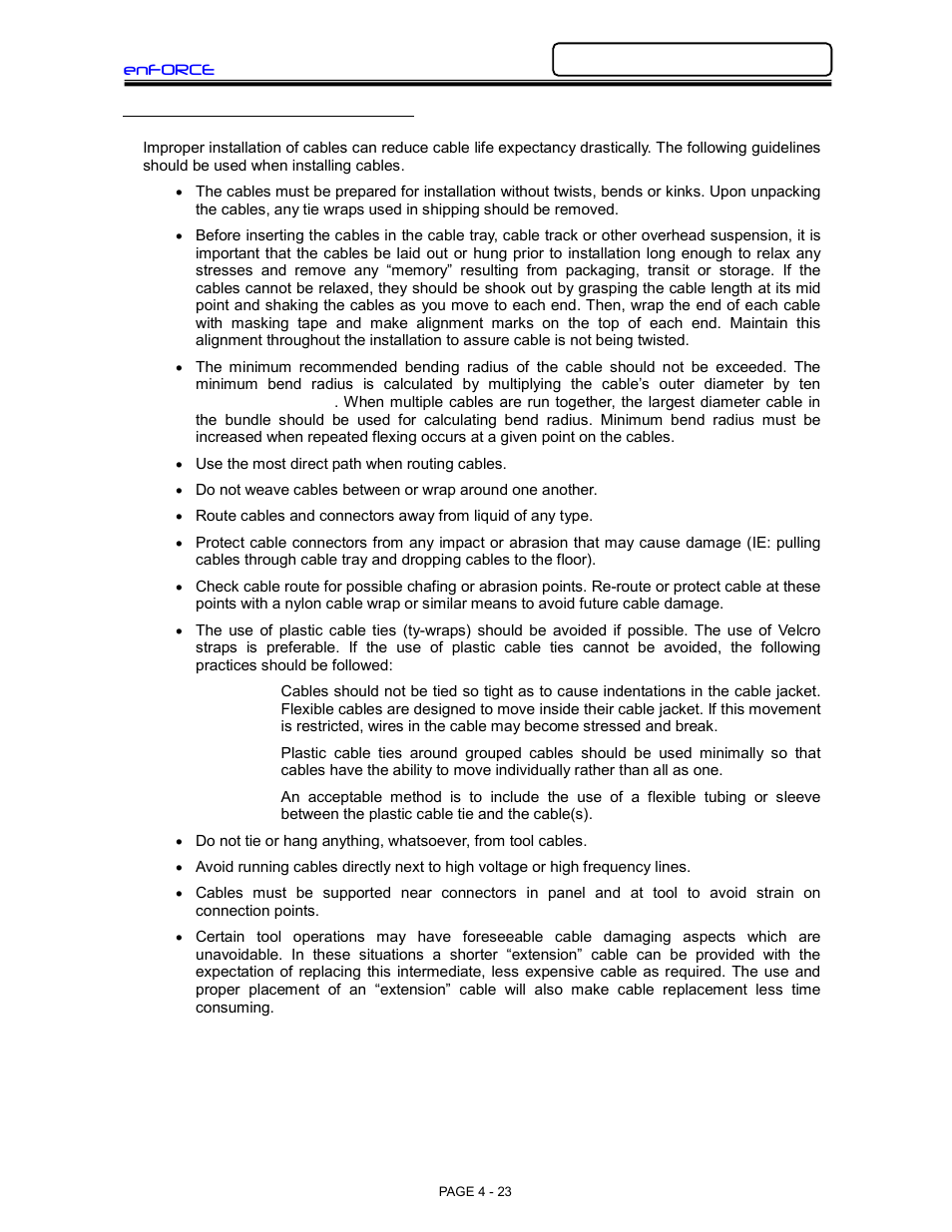 FEC DSP1500 (SAN3) User Manual | Page 23 / 26