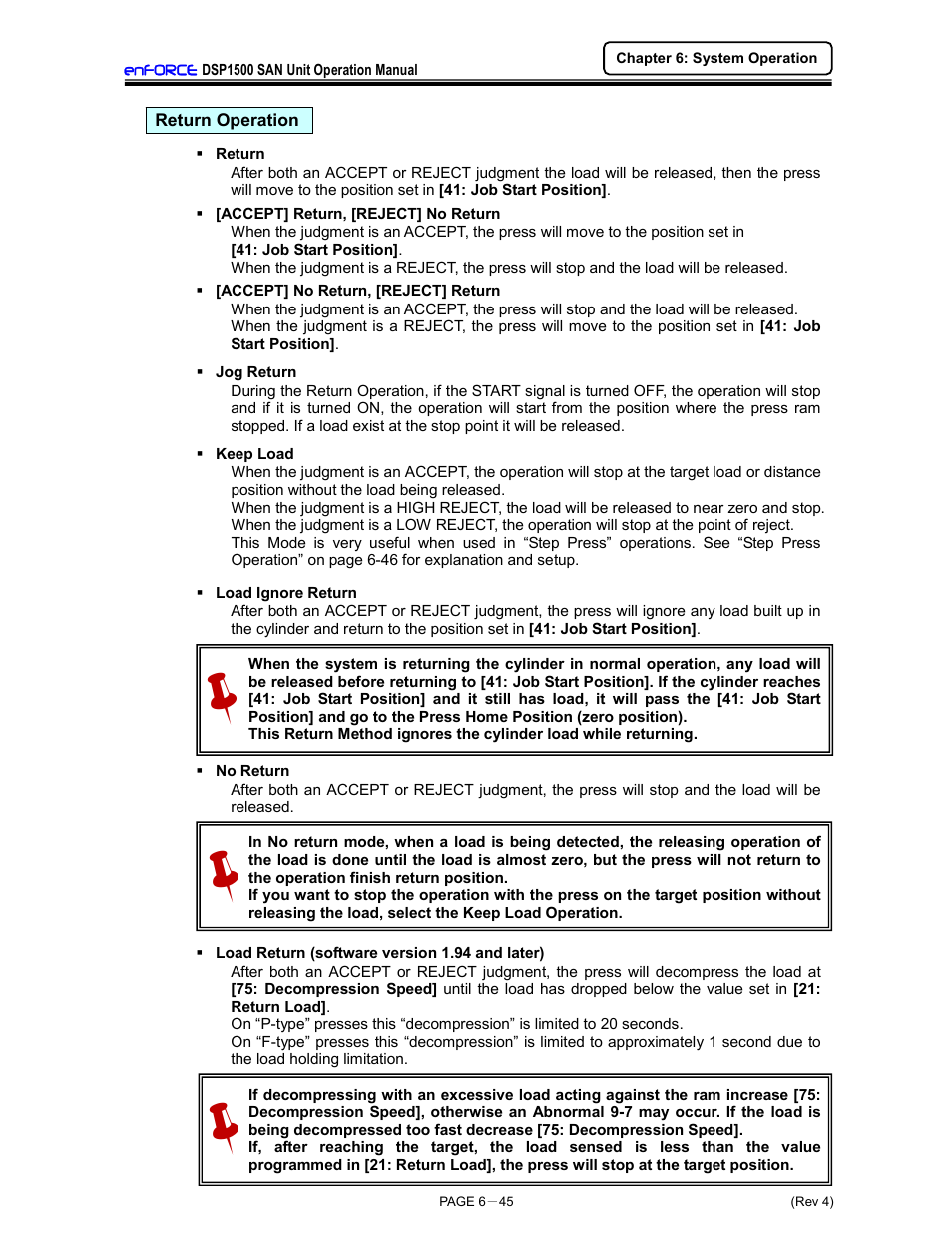 FEC DSP1500 (SAN3) User Manual | Page 121 / 179