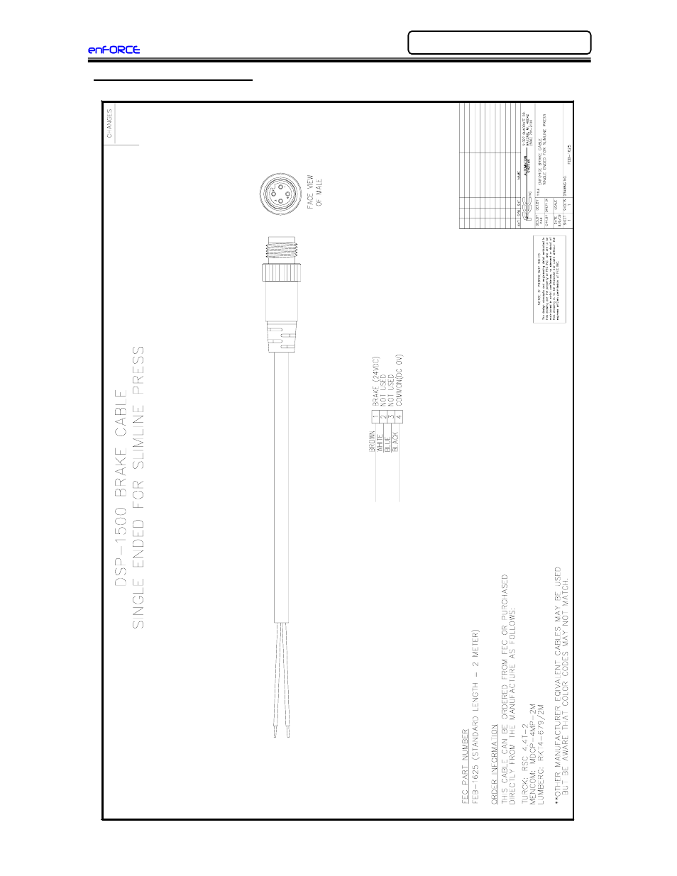 FEC DSP1500 (SAN3) User Manual | Page 177 / 179