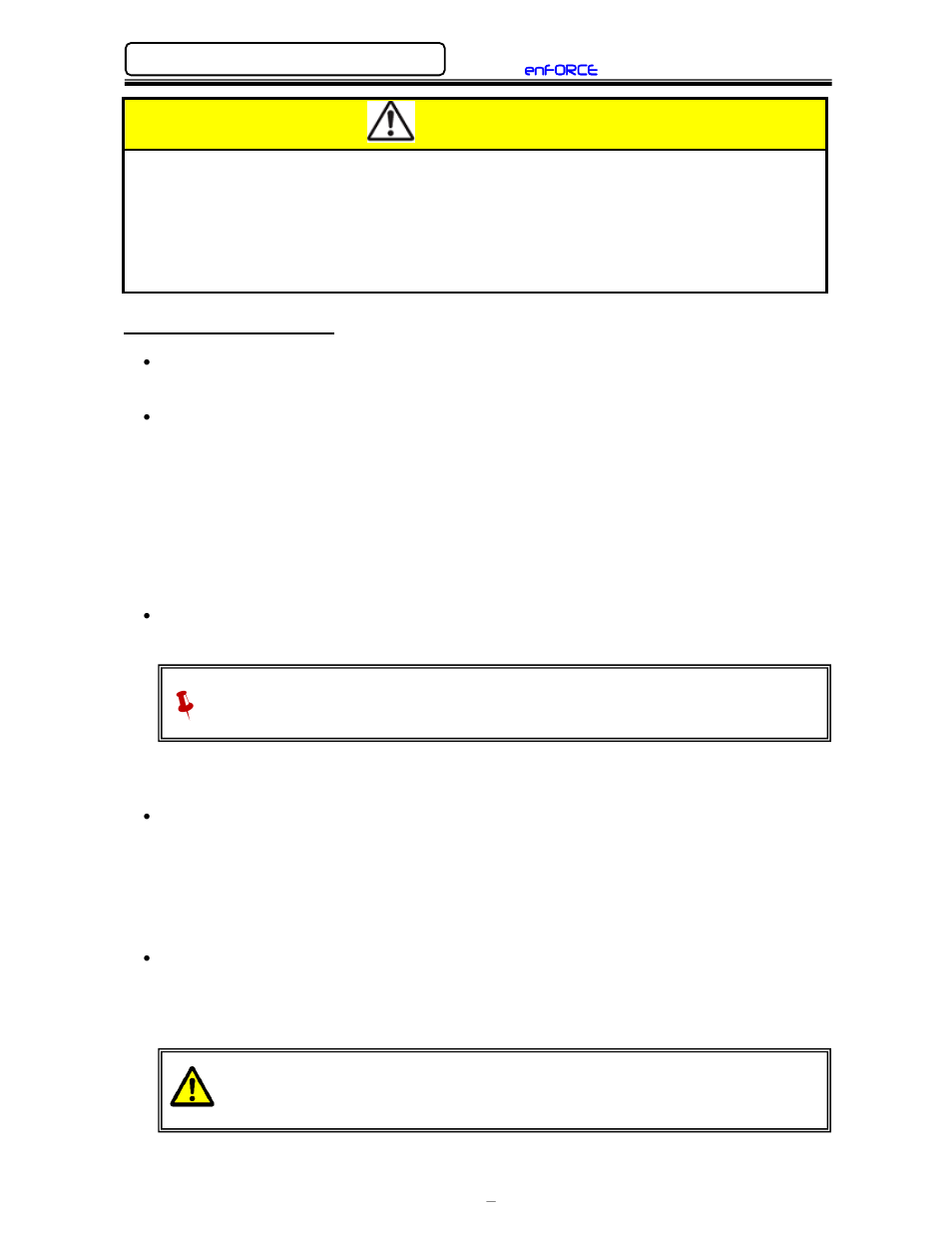 Warning | FEC DSP1500 (SAN3) User Manual | Page 74 / 179