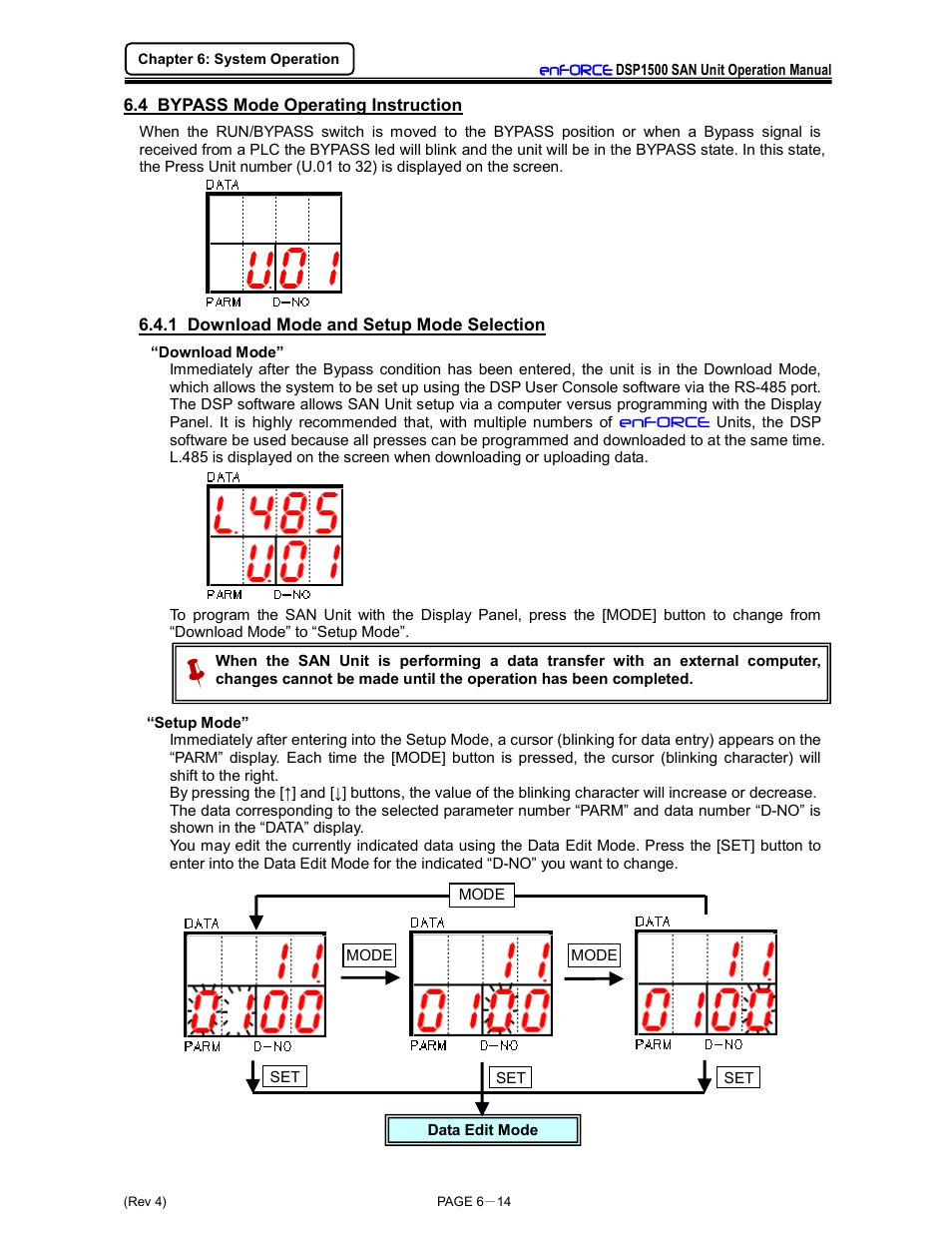 FEC DSP1500 (SAN3) User Manual | Page 90 / 179