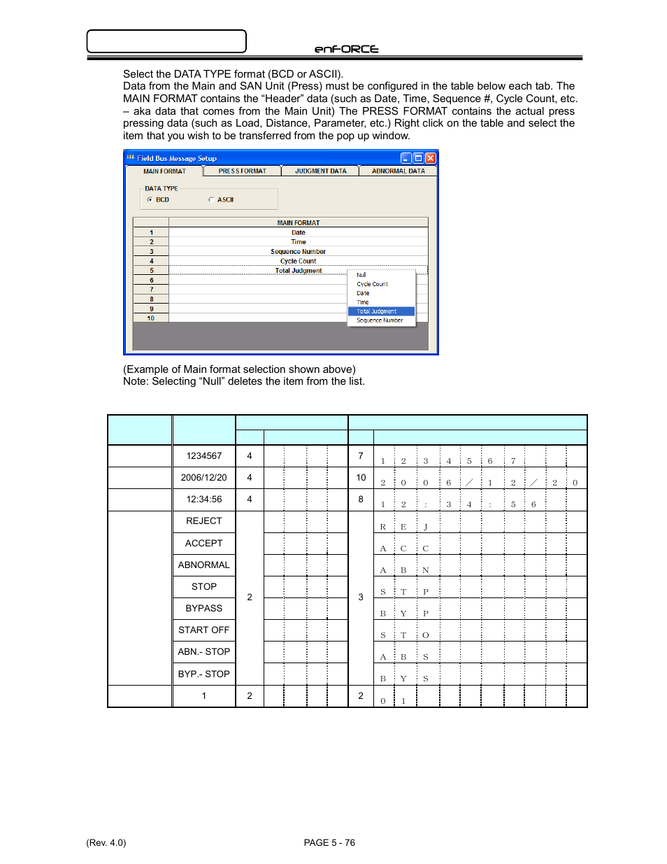 Enforce | FEC DSP1500 Main Unit User Manual | Page 116 / 124