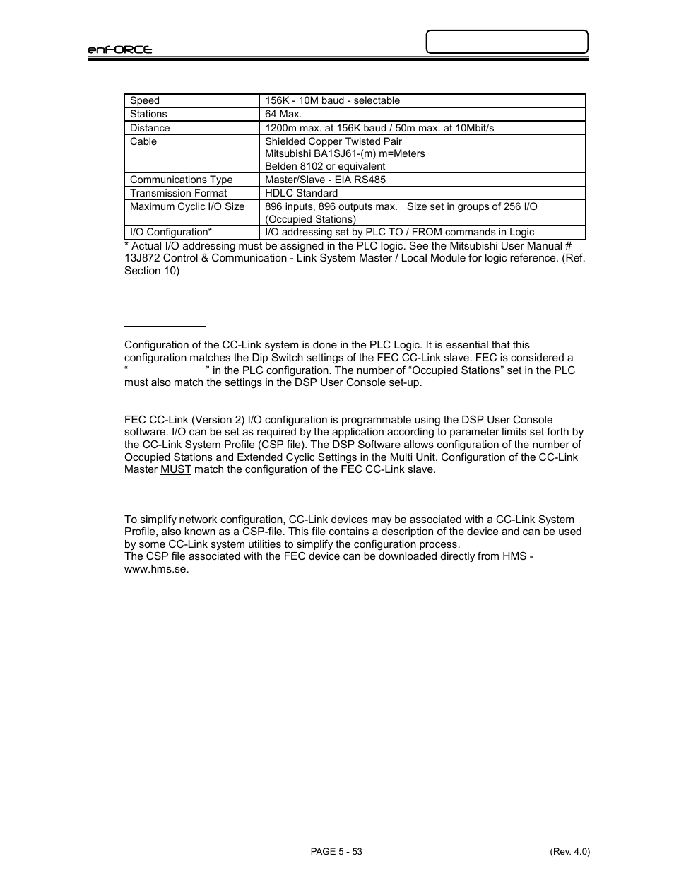FEC DSP1500 Main Unit User Manual | Page 93 / 124