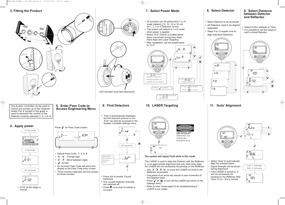 Fire Fighting Enterprises FIRERAY 5000 4-Head (Legacy) User Manual | Page 3 / 4
