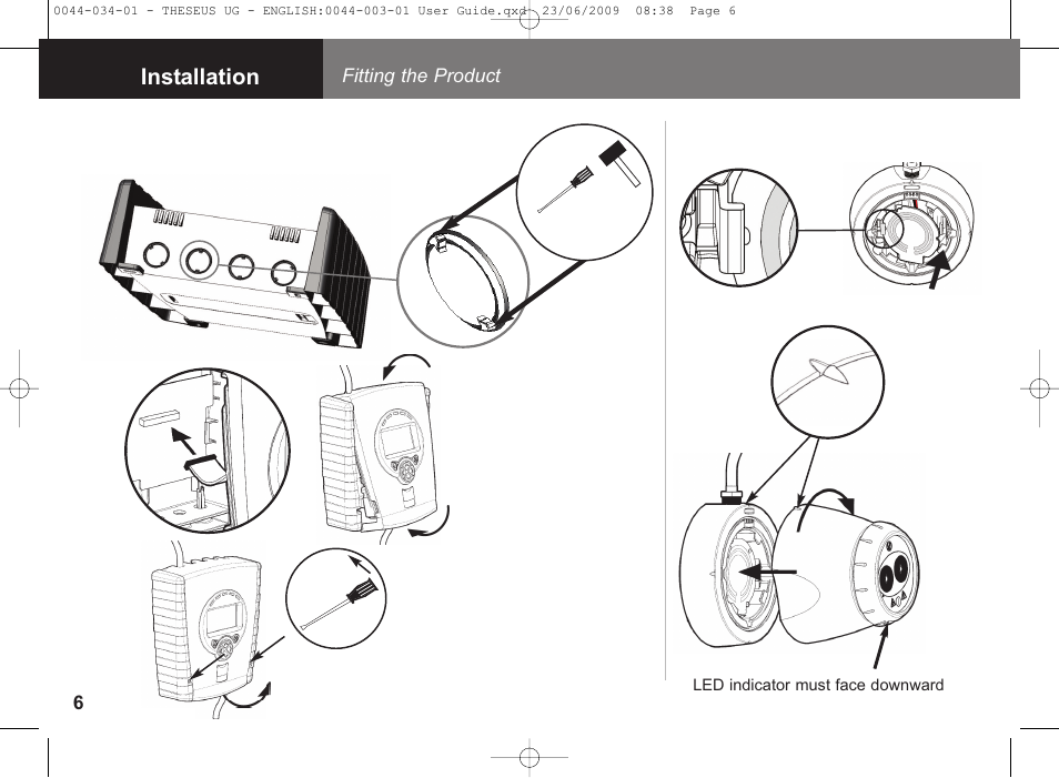 Installation | Fire Fighting Enterprises FIRERAY 5000 4-Head (Legacy) User Manual | Page 6 / 30