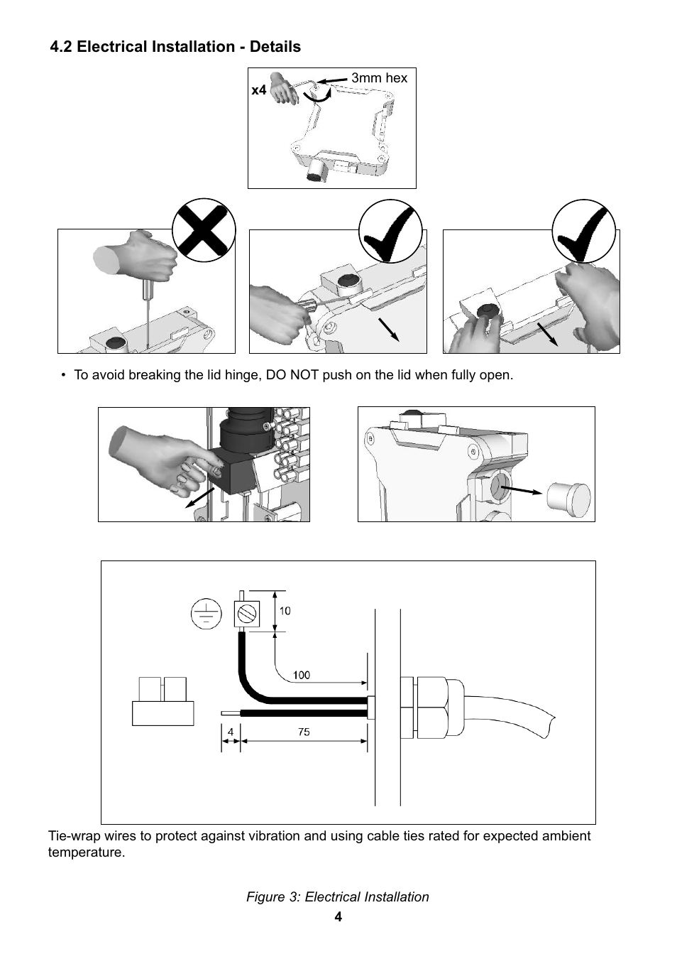 Fire Fighting Enterprises Vibration Switch: Weatherproof User Manual | Page 4 / 8