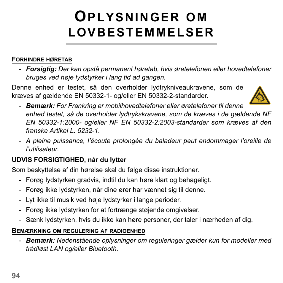 Oplysninger om lovbestemmelser | PACKARD BELL dot s series User Manual | Page 1008 / 2279