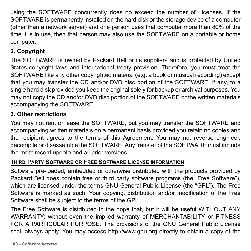 PACKARD BELL dot s series User Manual | Page 102 / 2279