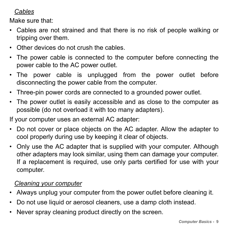 PACKARD BELL dot s series User Manual | Page 11 / 2279