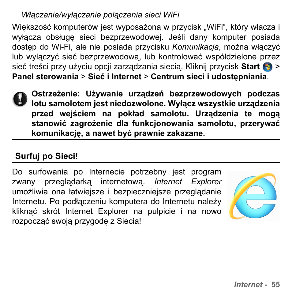 Surfuj po sieci | PACKARD BELL dot s series User Manual | Page 1419 / 2279