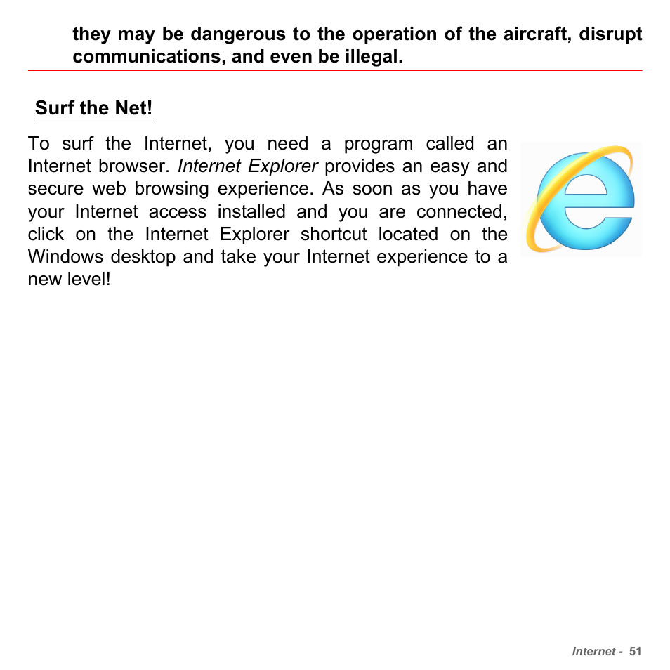 Surf the net | PACKARD BELL dot s series User Manual | Page 53 / 2279