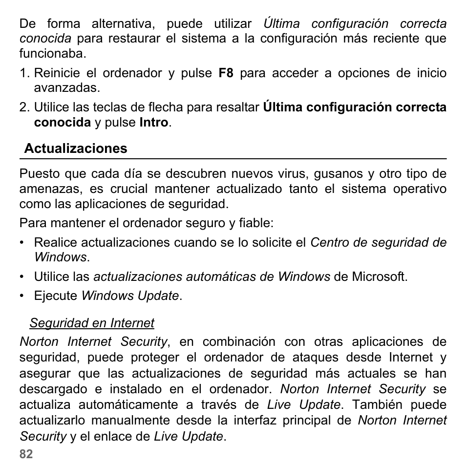 Actualizaciones | PACKARD BELL dot s series User Manual | Page 540 / 2279